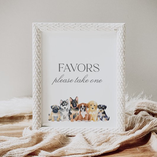 子犬の赤ちゃんシャワー親善署名 ポスター