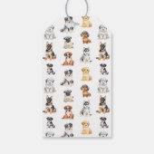 子犬の赤ちゃん歓迎会 ギフトタグ (裏面)