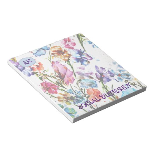 子犬の足のプリント |ノートパッド ノートパッド (アングル)