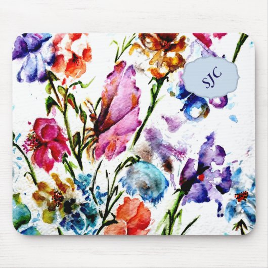 子犬の足のプリント |マウスパッド マウスパッド (正面)