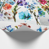 子犬の足のプリント |ラッピング紙 ラッピングペーパー (角)