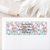 子犬の足のプリント |住所 シール (インサイチュ)