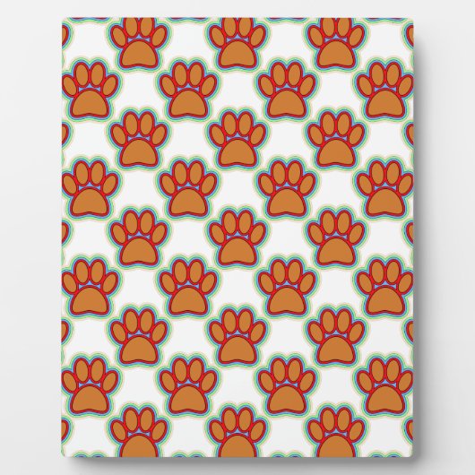 子犬の足 フォトプラーク (正面)