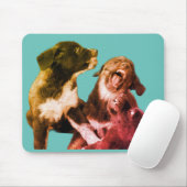 子犬の遊び時間 マウスパッド (マウス)