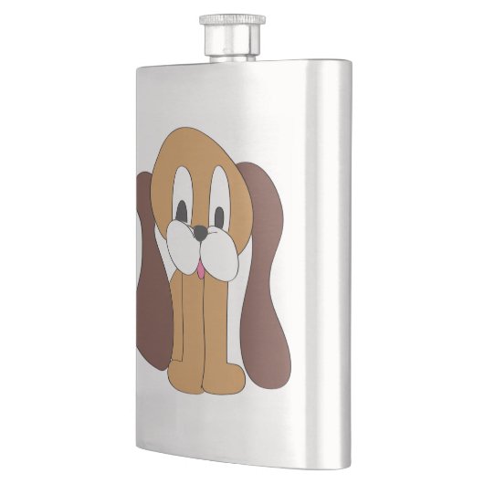 子犬の長い耳 フラスク (左)