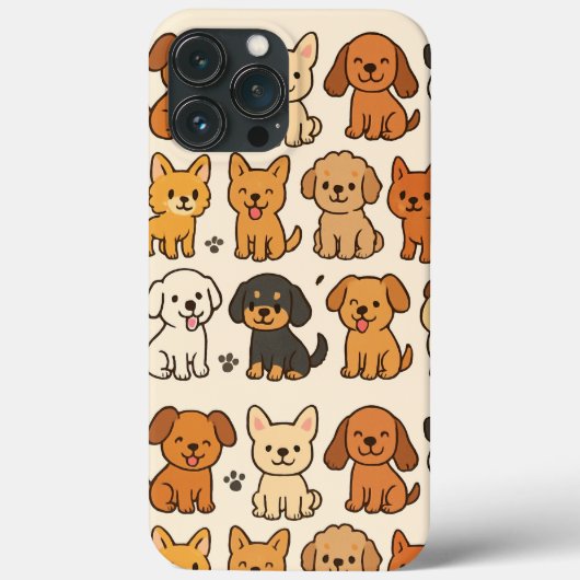 子犬の電話ケース Case-Mate iPhoneケース (裏面)