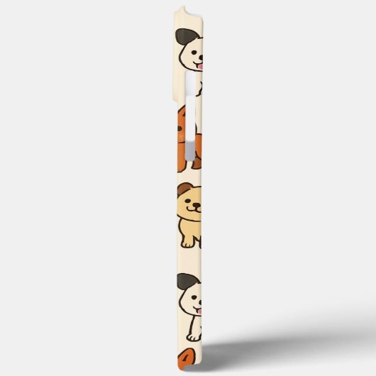 子犬の電話ケース Case-Mate iPhoneケース (裏面 / 左)