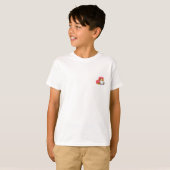 子犬の食事ボウル ワグキッズ Tシャツ (正面フル)