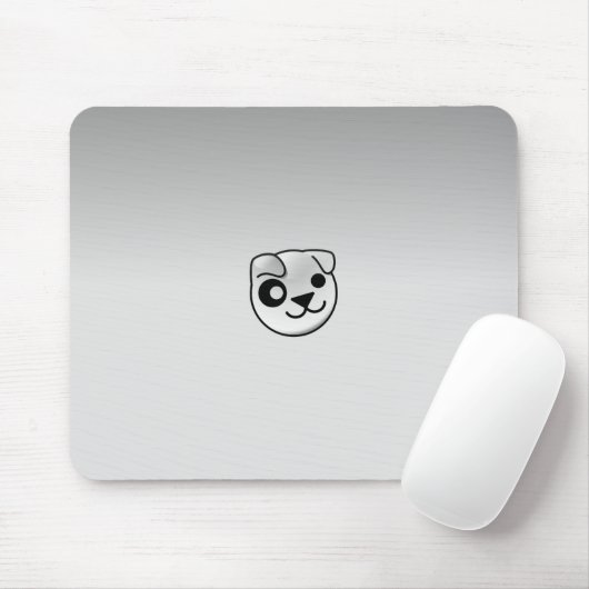 子犬のLinuxの灰色 マウスパッド (マウス)