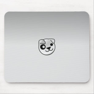 子犬のLinuxの灰色 マウスパッド