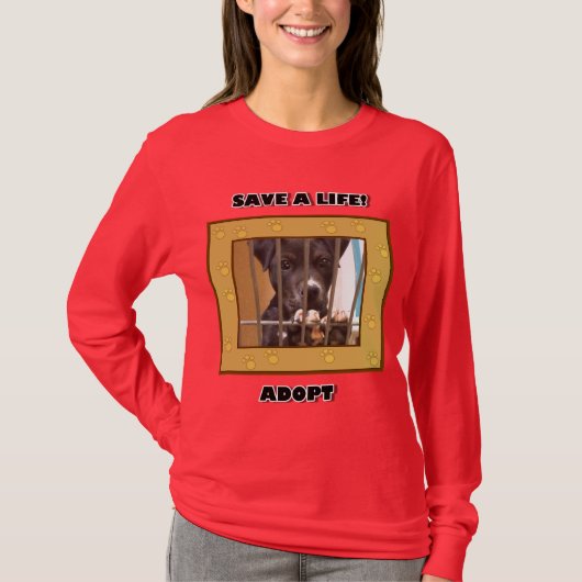 子犬のTシャツを採用して下さい Tシャツ (正面)