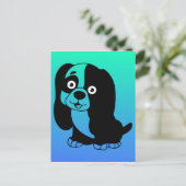 子犬はがき ポストカード (スタンド正面)