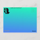 子犬はがき ポストカード (裏面)