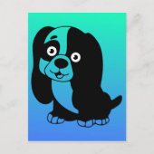 子犬はがき ポストカード (正面)