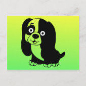 子犬はがき ポストカード (正面)