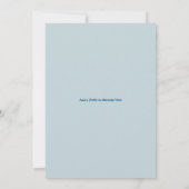 子犬はケーキの誕生日パーティーの招待状が好き 招待状 (裏面)