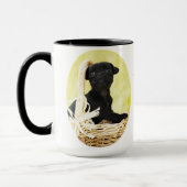 子犬はマグをlove マグカップ (左)