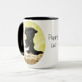 子犬はマグをlove マグカップ (正面左)