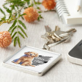 子犬は希望のキーチェーンを持っている キーホルダー (側面)