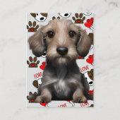 子犬は最も愛され大切るCの一つ 名刺 (正面)