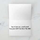 子犬は「丘の上でそう言わないか？」と言う。 カード (内部)