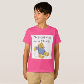 子犬はTシャツおよびギフトに服を着せます Tシャツ (正面フル)