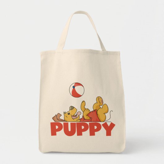 子犬はTシャツおよびギフトを遊びます トートバッグ (正面)