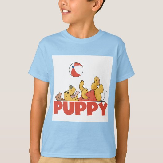 子犬はTシャツおよびギフトを遊びます Tシャツ (正面)