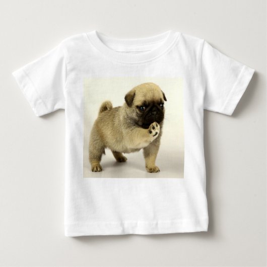 子犬をだます ベビーTシャツ (正面)