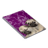 子犬をパグ ノートブック (右側)