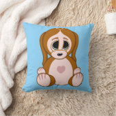 子犬を小石にする クッション (ブランケット)