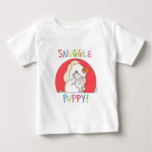 子犬を抱き寄せろ!サンドラ・ボイントン著 ベビーTシャツ
