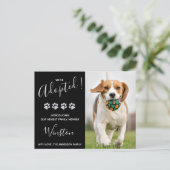 子犬を飼った新しいペット 案内ポストカード (スタンド正面)