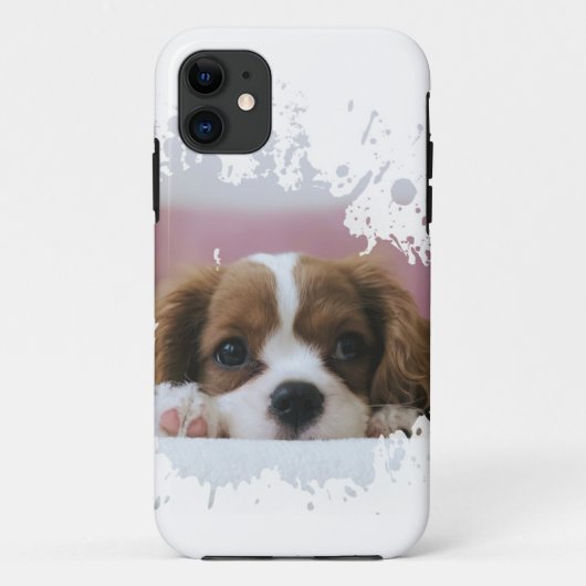 子犬カッコいいのアートワーク Case-Mate iPhoneケース (裏面)