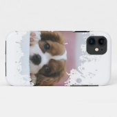 子犬カッコいいのアートワーク Case-Mate iPhoneケース (裏面(横))
