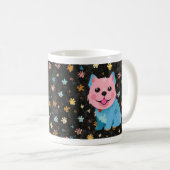 子犬カップ コーヒーマグカップ (正面右)