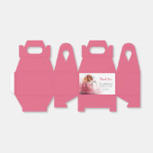 子犬ガール誕生日水色パーティーフォトペット フェイバーボックス (折り畳みなし)