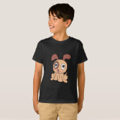子犬キッズTシャツ Tシャツ (正面フル)