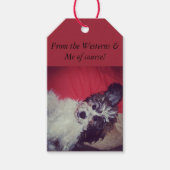 子犬ギフトラベル ギフトタグ (正面)