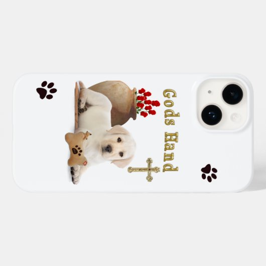 子犬クリスチャン Case-Mate iPhoneケース (裏面 (横))