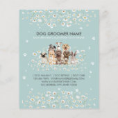 子犬グリーンデイジーフラワードッグトリマー価格表 チラシ (裏面)