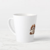 子犬コーヒームードマグ カフェラテマグ (左アングル)