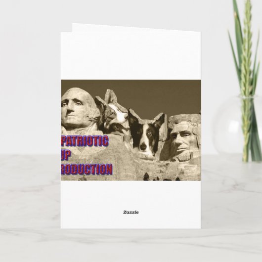 子犬ゴシック様式 カード (裏面)