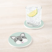 子犬サンドストーンコースター コースター (側面)