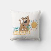 子犬スクービードゥー「ハローサンシャイン」 クッション (正面)