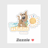 子犬スクービードゥー「ハローサンシャイン」 シール (シート)