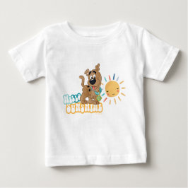子犬スクービードゥー「ハローサンシャイン」 ベビーTシャツ