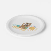 子犬スクービードゥー「ハローサンシャイン」 ペーパープレート (アングル)