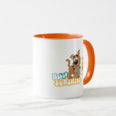 子犬スクービードゥー「ハローサンシャイン」 マグカップ (正面右)