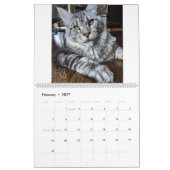 子犬ソックスCalendar氏 カレンダー (2月 2027)